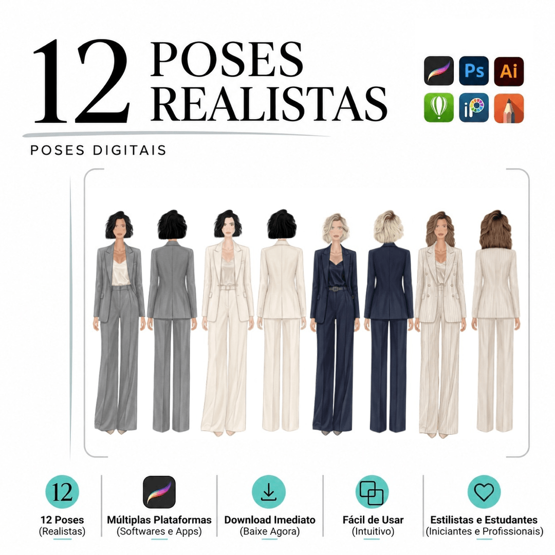 12 Poses Realistas