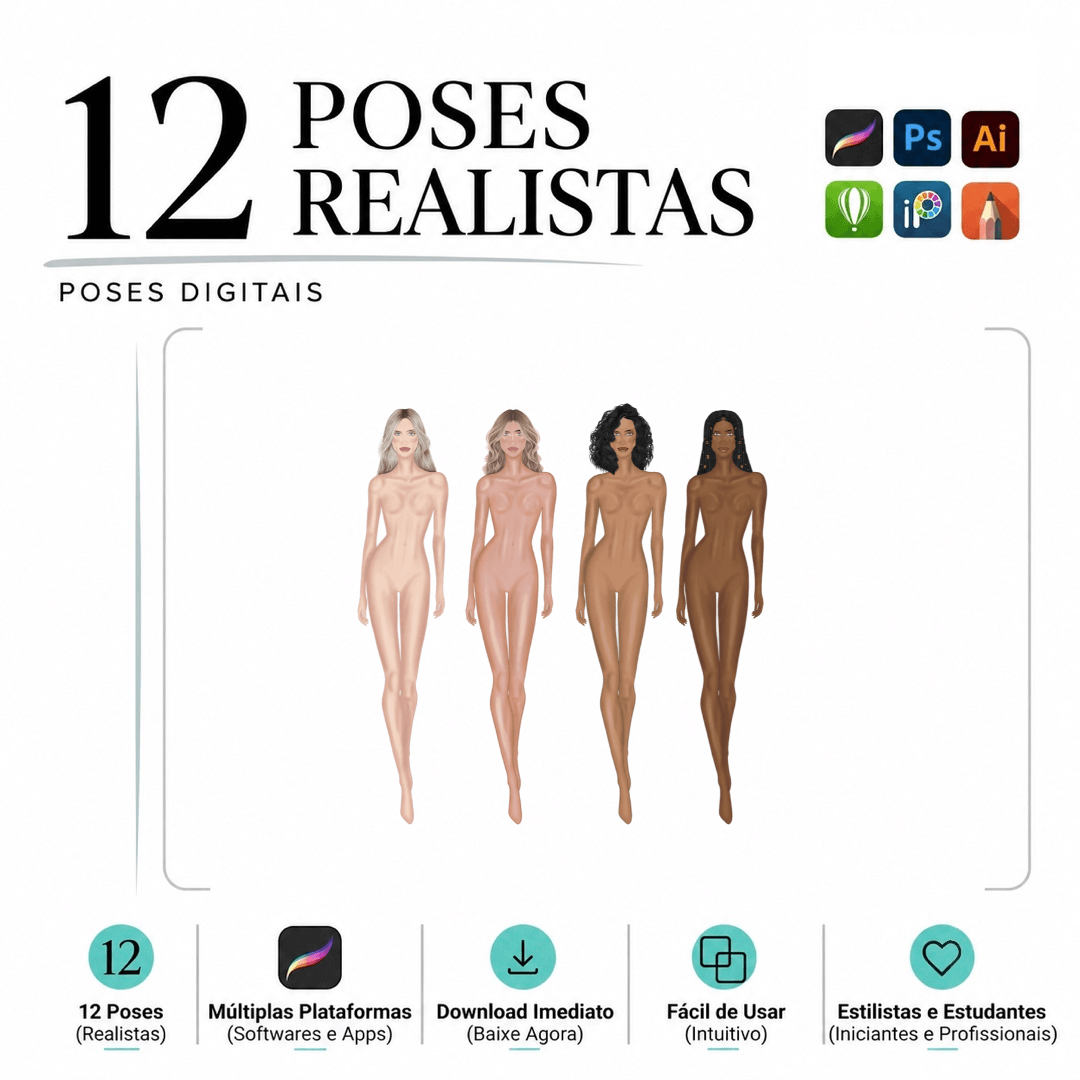 12 Poses Realistas — imagem 5